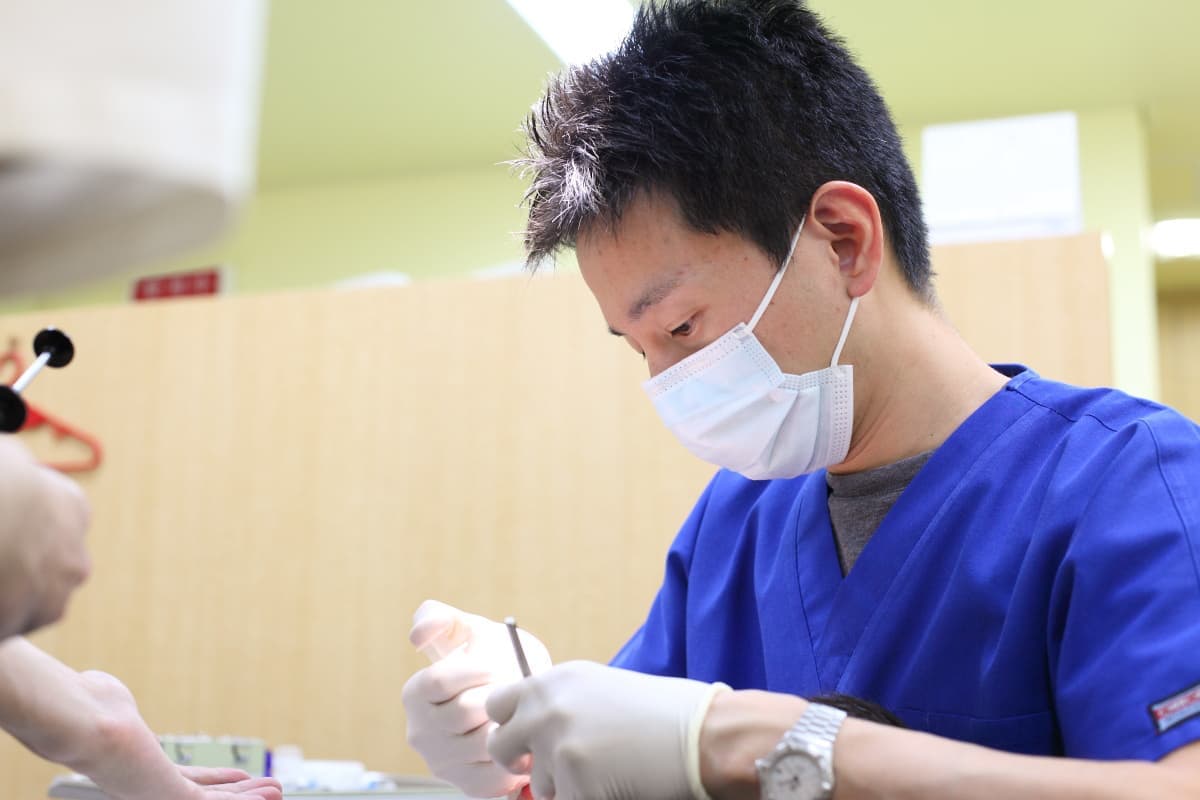 治療風景の画像